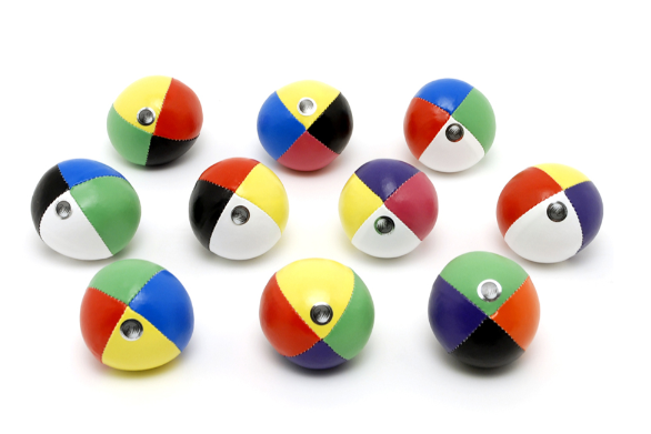 Jongleringsbollar 130g – 4 färger